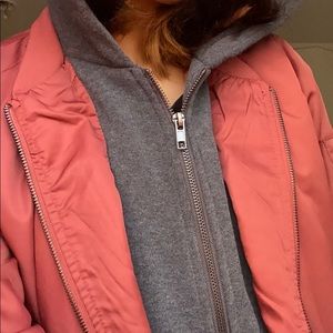 Burgundy forever 21 jacket
